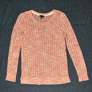 Talbots Pink Knit Crew Neck Sweater